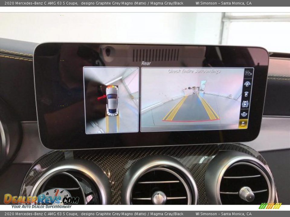 2020 Mercedes-Benz C AMG 63 S Coupe designo Graphite Grey Magno (Matte) / Magma Gray/Black Photo #21