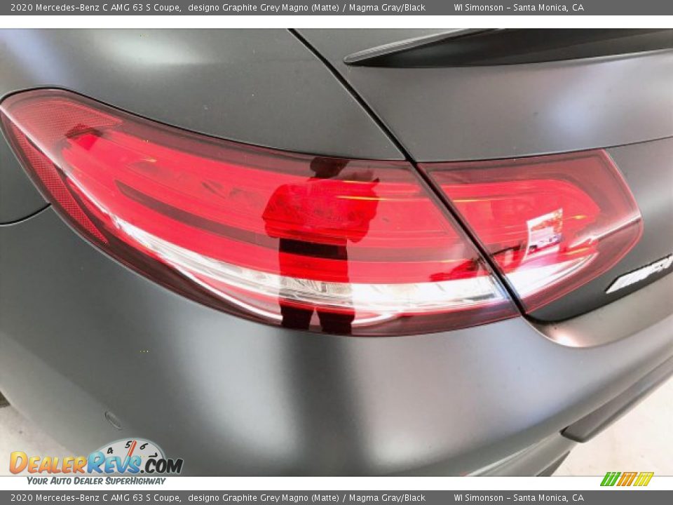 2020 Mercedes-Benz C AMG 63 S Coupe designo Graphite Grey Magno (Matte) / Magma Gray/Black Photo #26