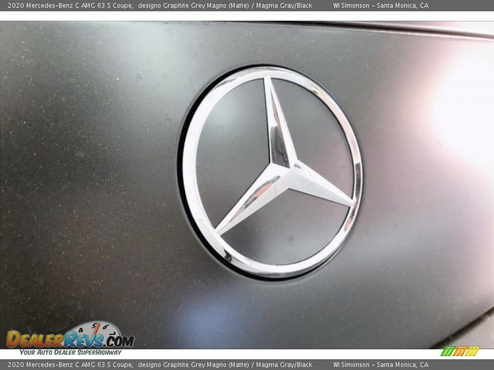 2020 Mercedes-Benz C AMG 63 S Coupe designo Graphite Grey Magno (Matte) / Magma Gray/Black Photo #27