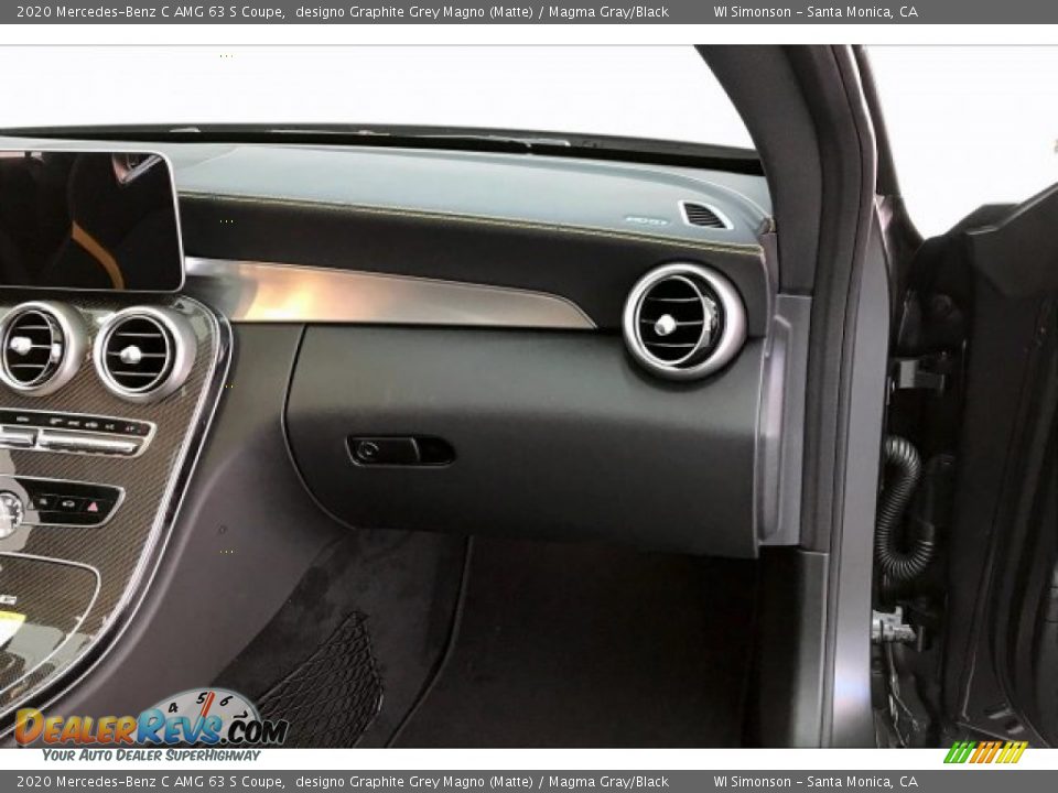 2020 Mercedes-Benz C AMG 63 S Coupe designo Graphite Grey Magno (Matte) / Magma Gray/Black Photo #28