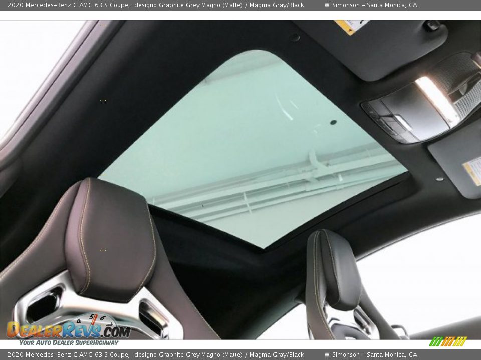 2020 Mercedes-Benz C AMG 63 S Coupe designo Graphite Grey Magno (Matte) / Magma Gray/Black Photo #29