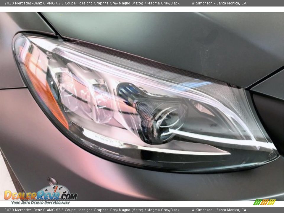 2020 Mercedes-Benz C AMG 63 S Coupe designo Graphite Grey Magno (Matte) / Magma Gray/Black Photo #32