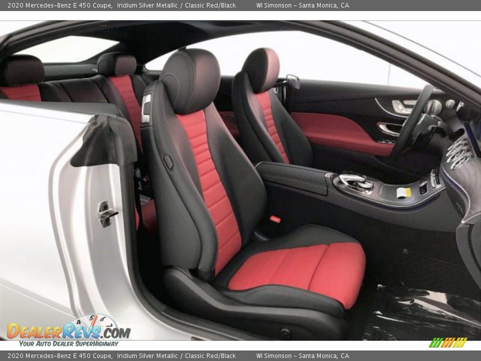 Classic Red/Black Interior - 2020 Mercedes-Benz E 450 Coupe Photo #5
