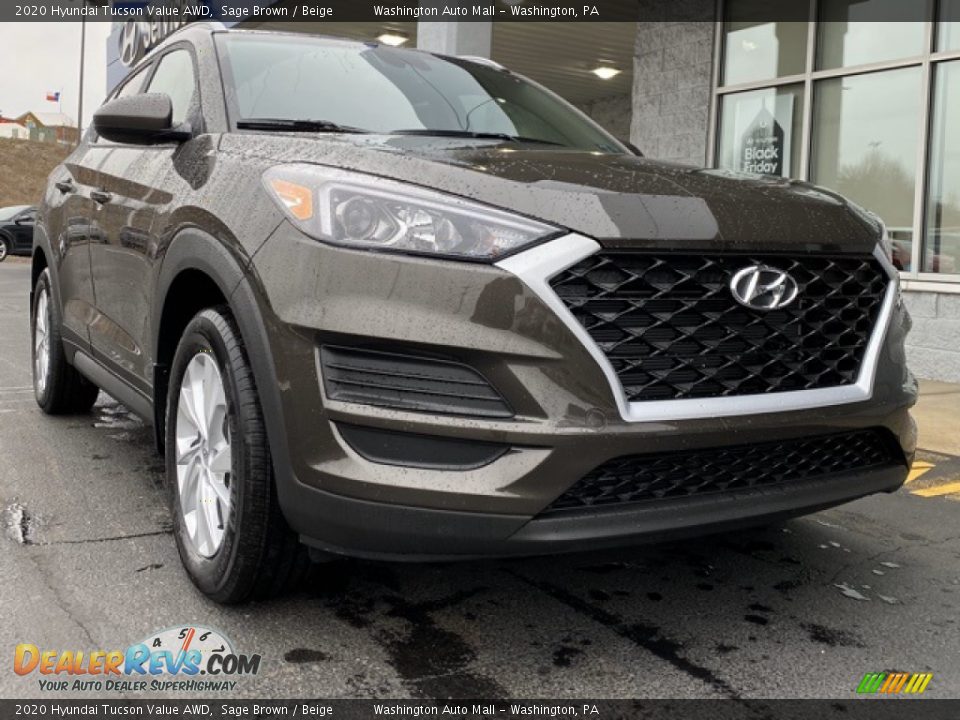 2020 Hyundai Tucson Value AWD Sage Brown / Beige Photo #1