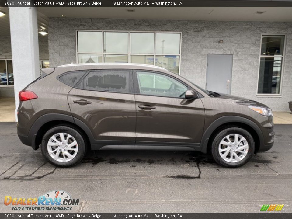 Sage Brown 2020 Hyundai Tucson Value AWD Photo #3