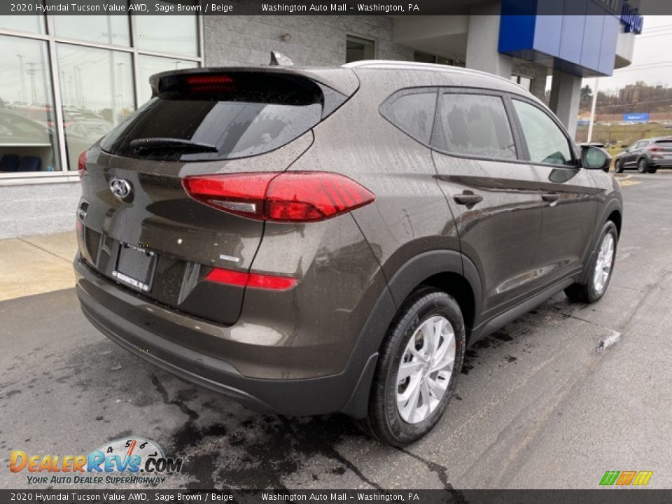 2020 Hyundai Tucson Value AWD Sage Brown / Beige Photo #4