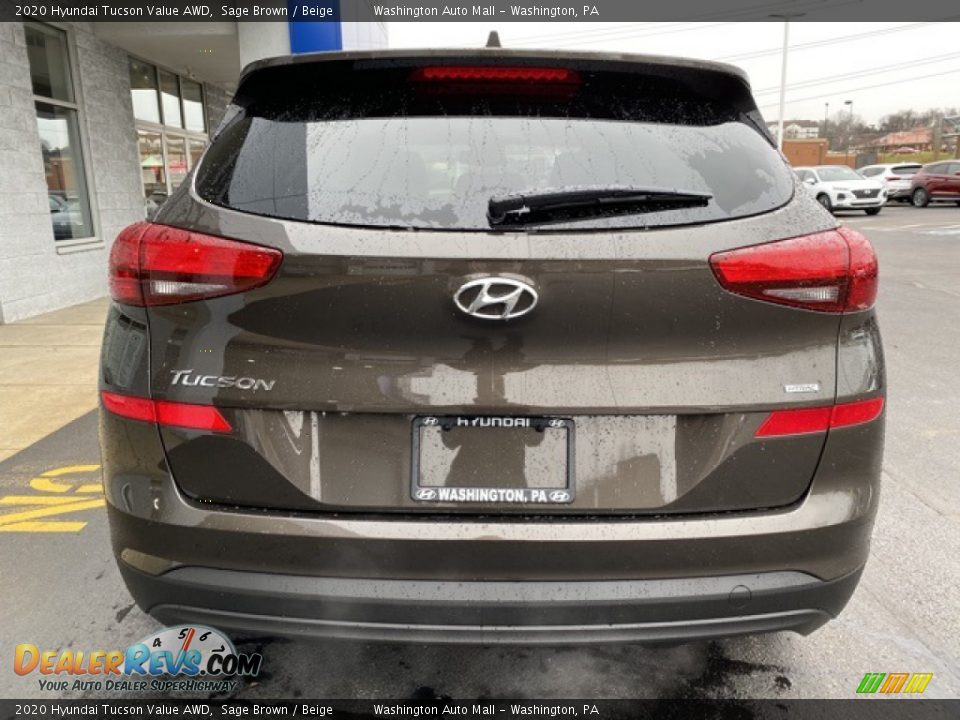 2020 Hyundai Tucson Value AWD Sage Brown / Beige Photo #5