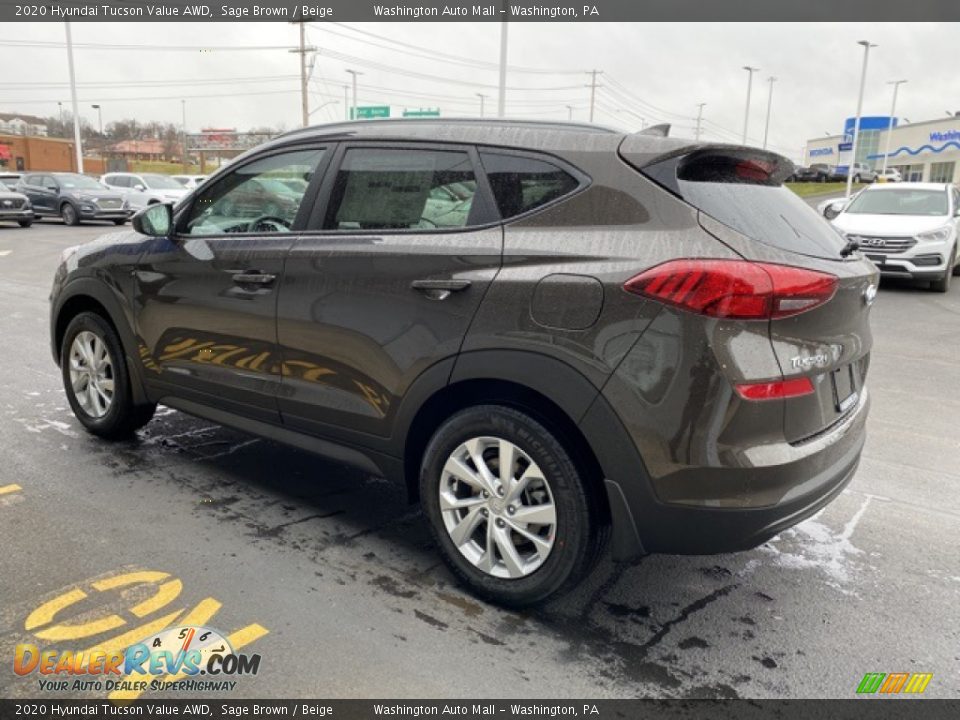 2020 Hyundai Tucson Value AWD Sage Brown / Beige Photo #6