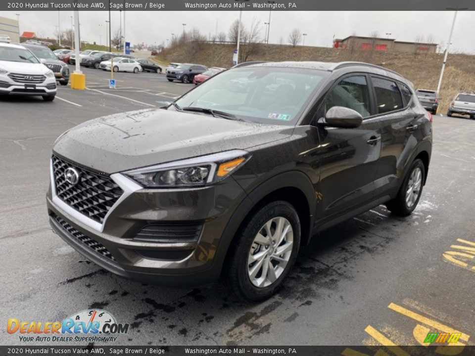 2020 Hyundai Tucson Value AWD Sage Brown / Beige Photo #7