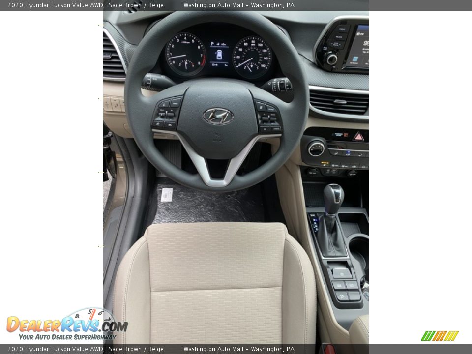 2020 Hyundai Tucson Value AWD Steering Wheel Photo #14