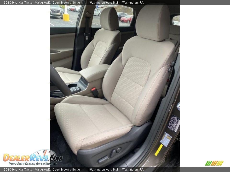 Front Seat of 2020 Hyundai Tucson Value AWD Photo #15