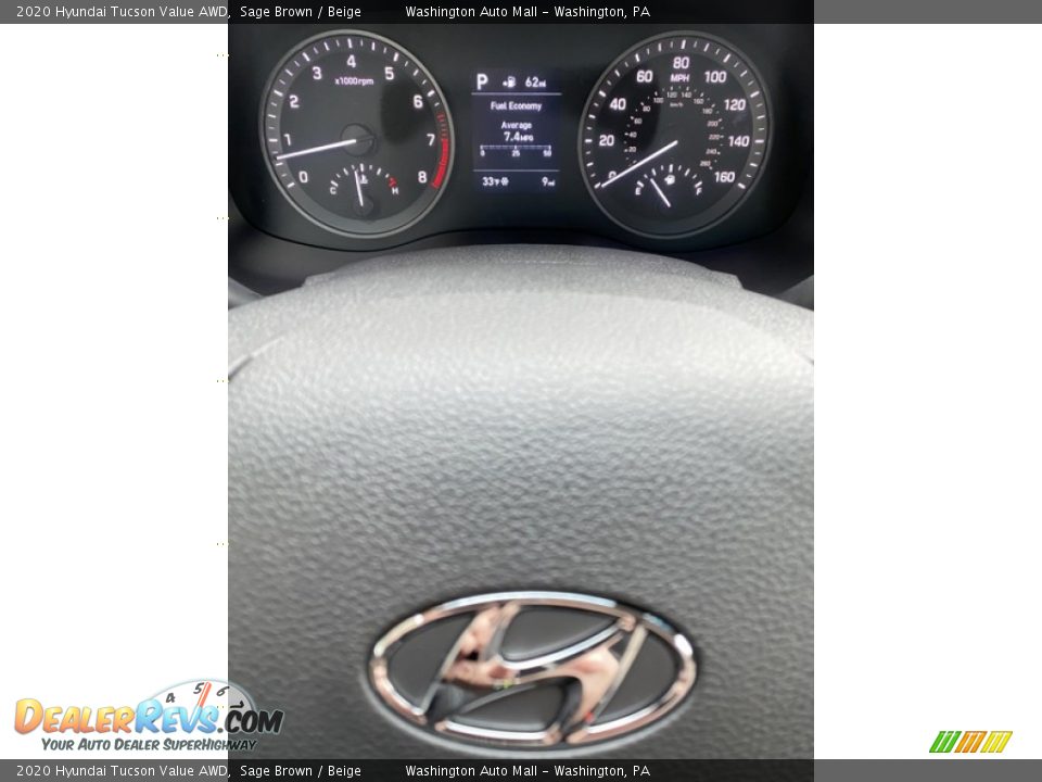 2020 Hyundai Tucson Value AWD Sage Brown / Beige Photo #28