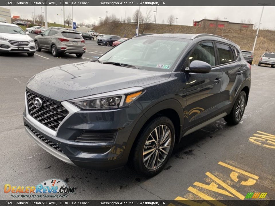 2020 Hyundai Tucson SEL AWD Dusk Blue / Black Photo #7