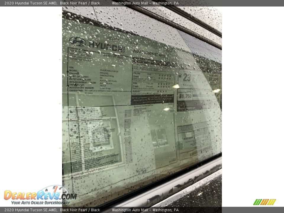 2020 Hyundai Tucson SE AWD Black Noir Pearl / Black Photo #16