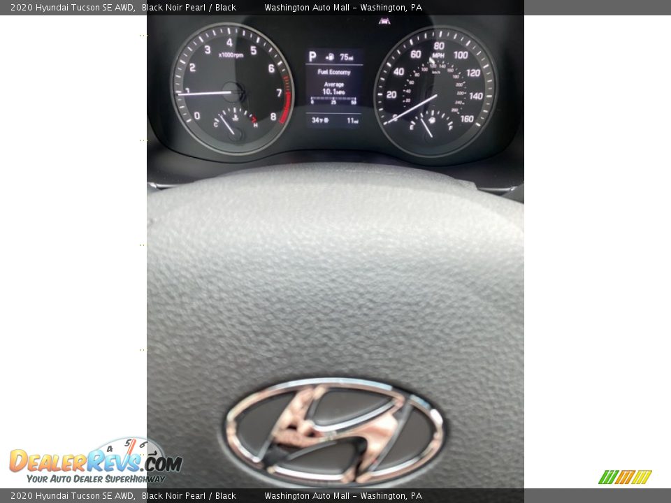 2020 Hyundai Tucson SE AWD Black Noir Pearl / Black Photo #28