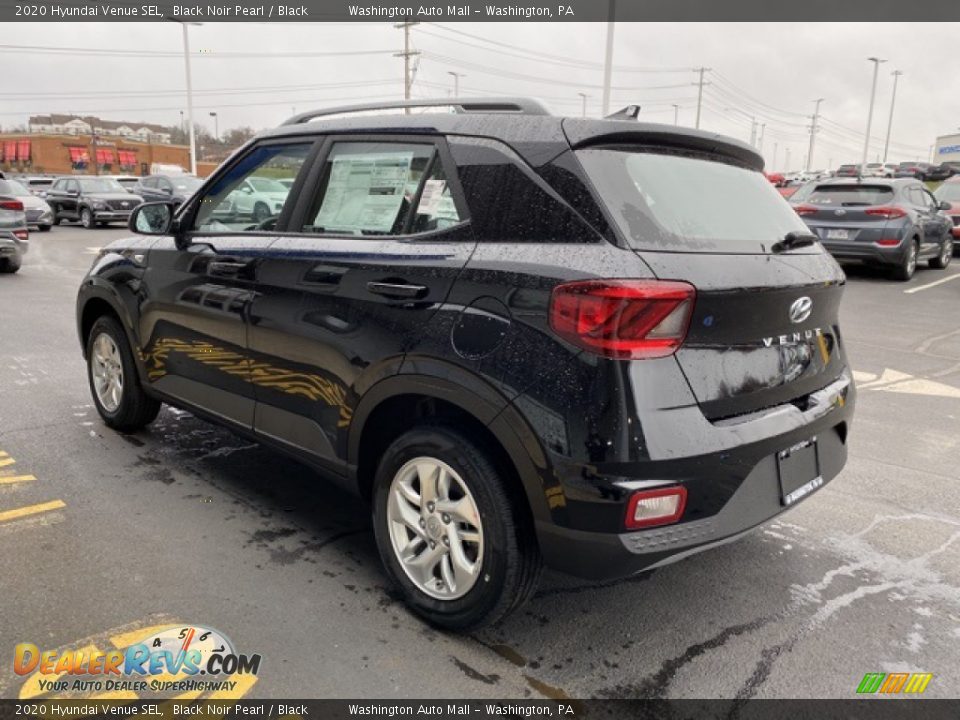 2020 Hyundai Venue SEL Black Noir Pearl / Black Photo #6