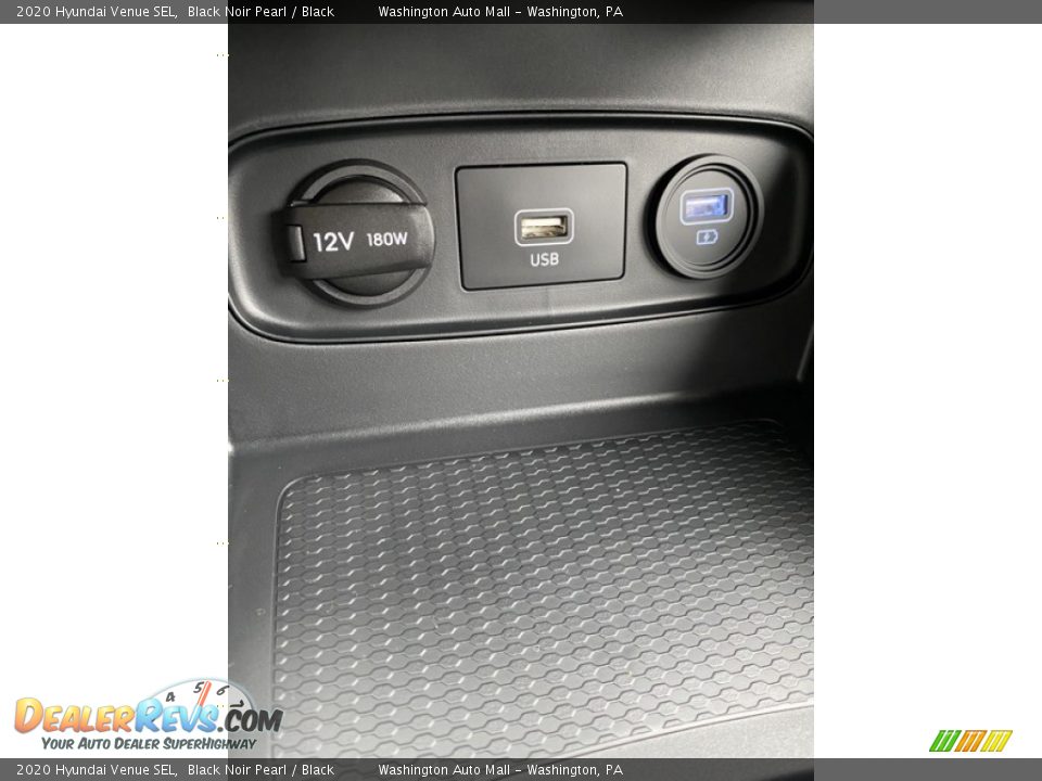 2020 Hyundai Venue SEL Black Noir Pearl / Black Photo #34