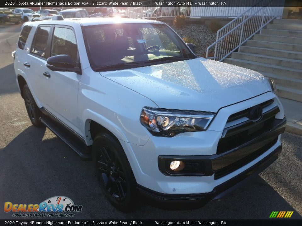 2020 Toyota 4Runner Nightshade Edition 4x4 Blizzard White Pearl / Black Photo #1