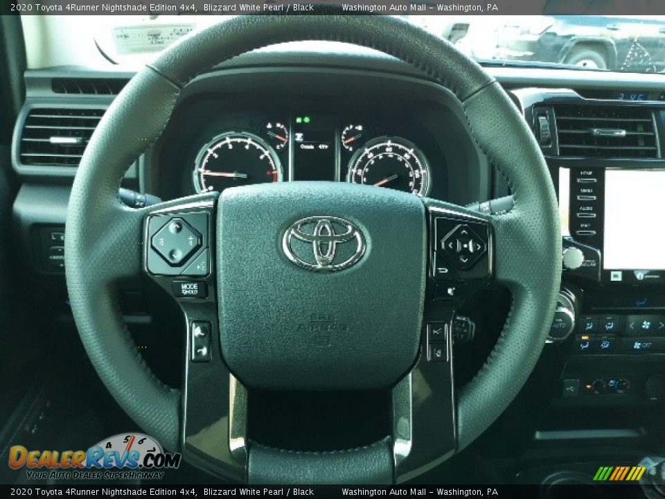 2020 Toyota 4Runner Nightshade Edition 4x4 Blizzard White Pearl / Black Photo #6
