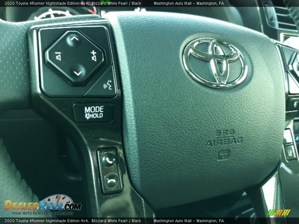 2020 Toyota 4Runner Nightshade Edition 4x4 Blizzard White Pearl / Black Photo #7