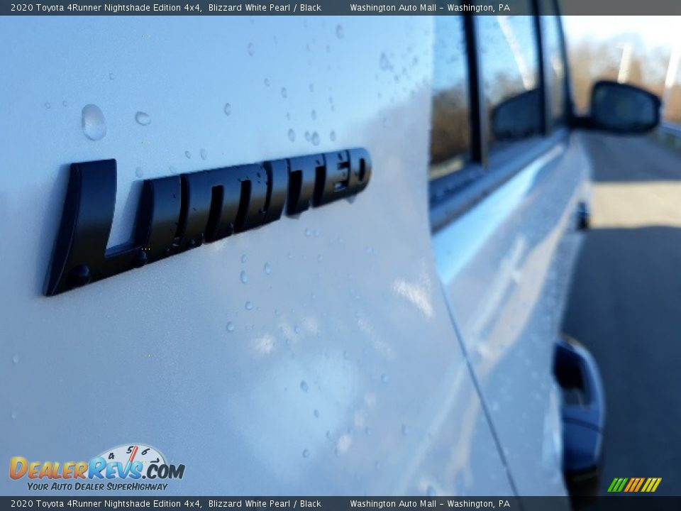 2020 Toyota 4Runner Nightshade Edition 4x4 Blizzard White Pearl / Black Photo #31