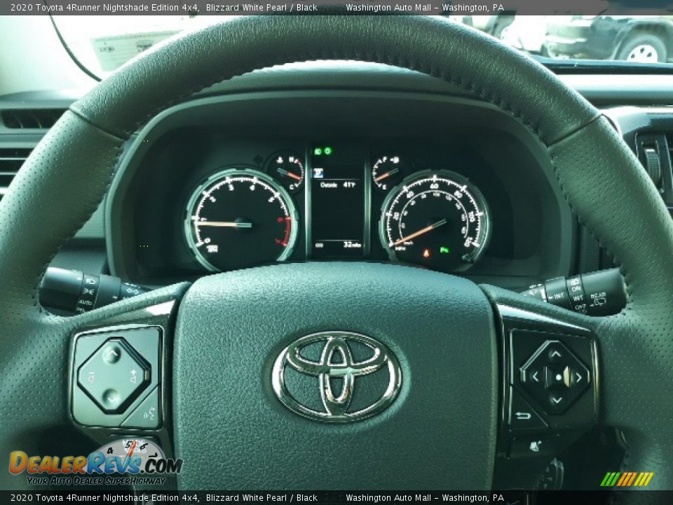 2020 Toyota 4Runner Nightshade Edition 4x4 Blizzard White Pearl / Black Photo #33