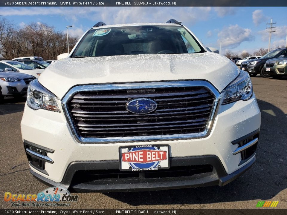 2020 Subaru Ascent Premium Crystal White Pearl / Slate Photo #2