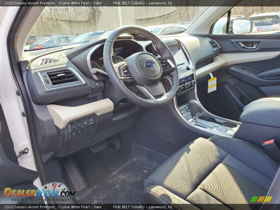 2020 Subaru Ascent Premium Crystal White Pearl / Slate Photo #7