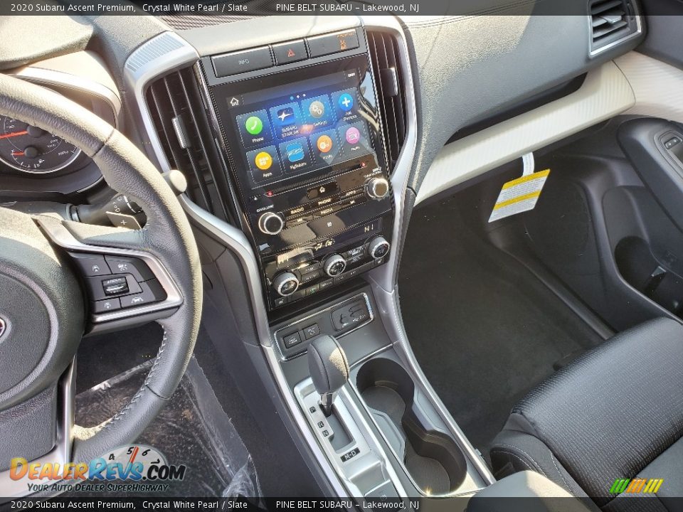 2020 Subaru Ascent Premium Crystal White Pearl / Slate Photo #10