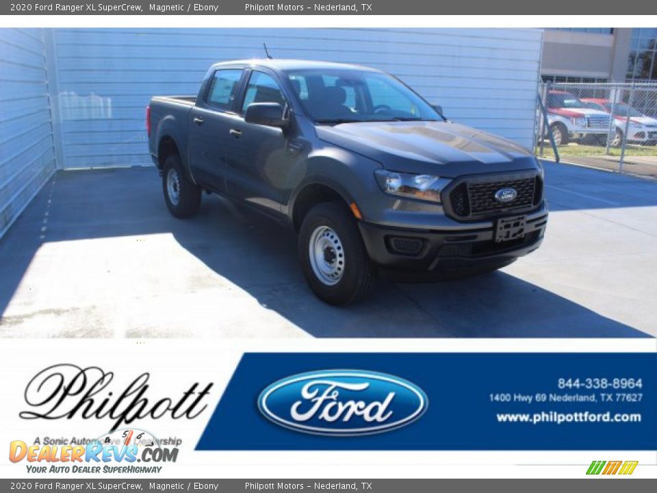 2020 Ford Ranger XL SuperCrew Magnetic / Ebony Photo #1