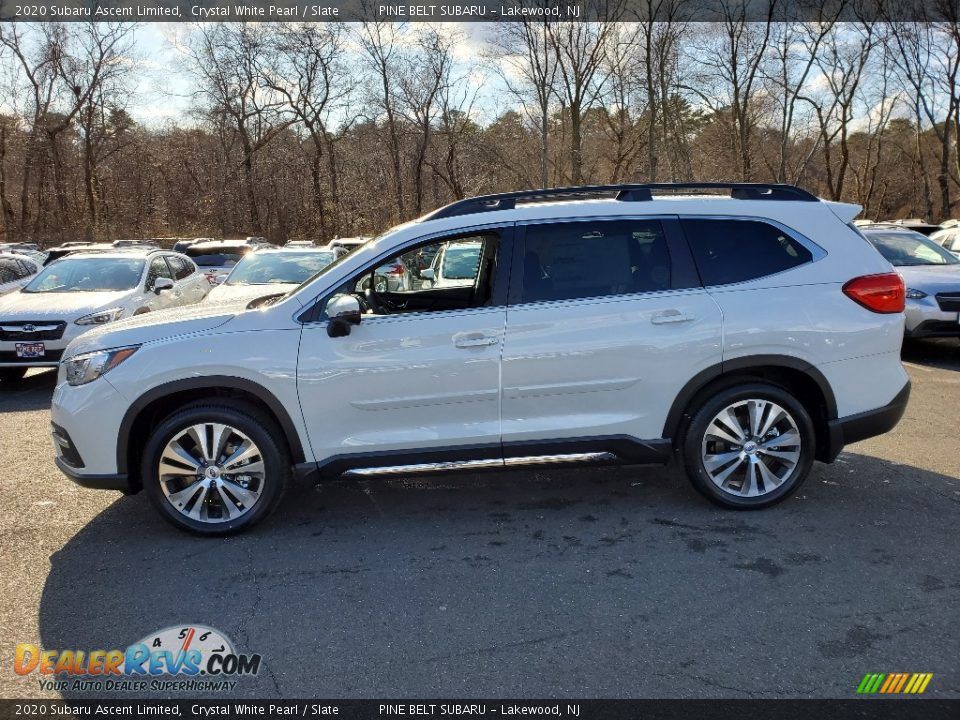 2020 Subaru Ascent Limited Crystal White Pearl / Slate Photo #3