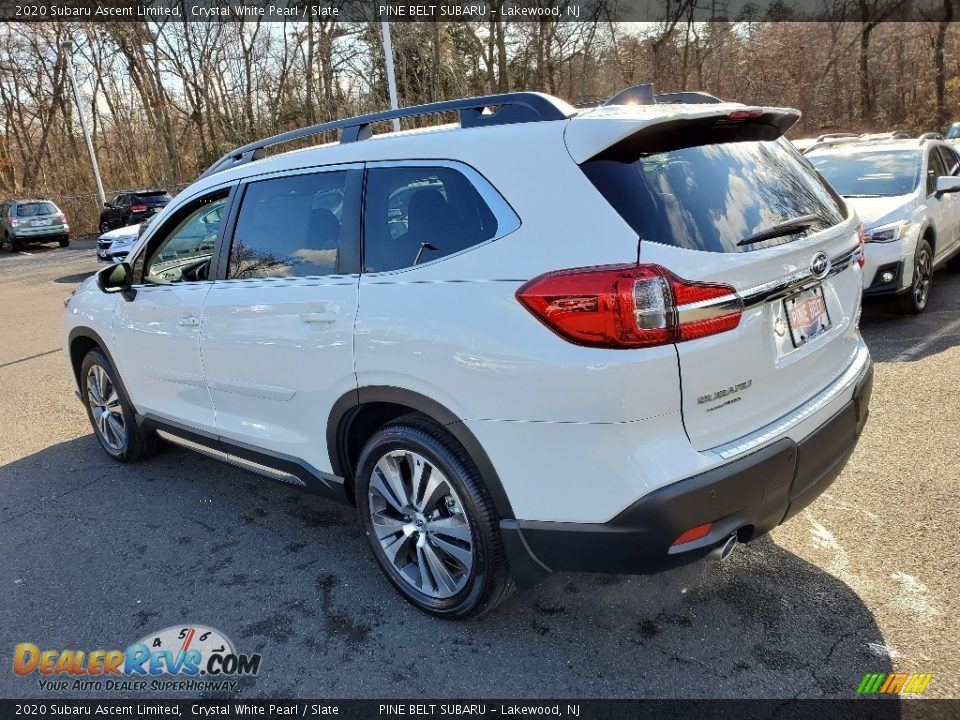 2020 Subaru Ascent Limited Crystal White Pearl / Slate Photo #4