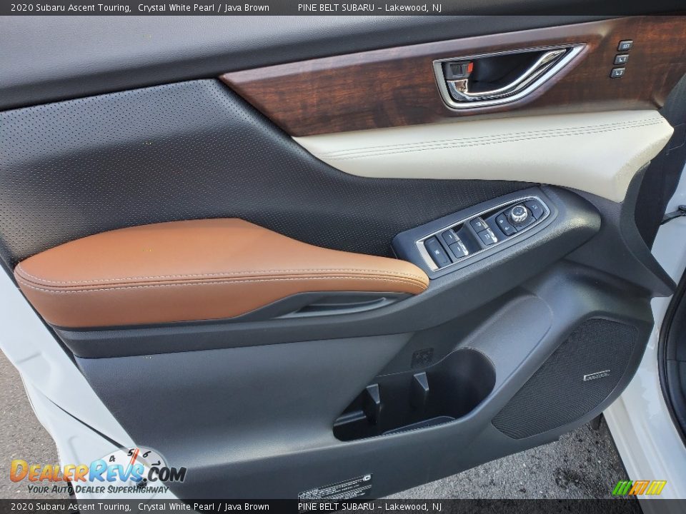 2020 Subaru Ascent Touring Crystal White Pearl / Java Brown Photo #8