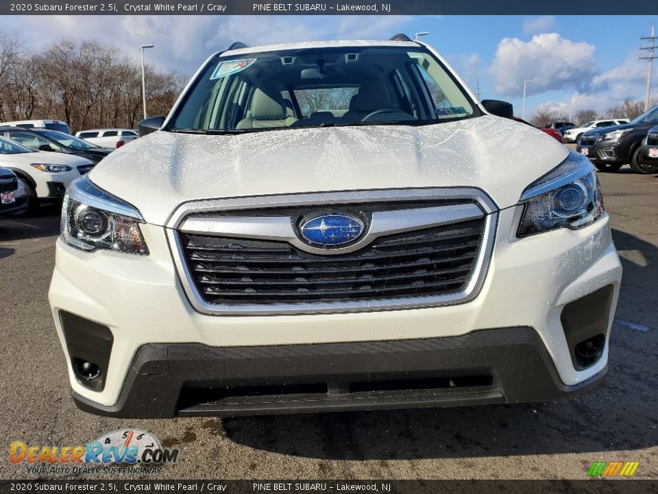 2020 Subaru Forester 2.5i Crystal White Pearl / Gray Photo #2