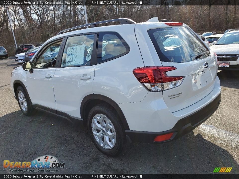 2020 Subaru Forester 2.5i Crystal White Pearl / Gray Photo #4