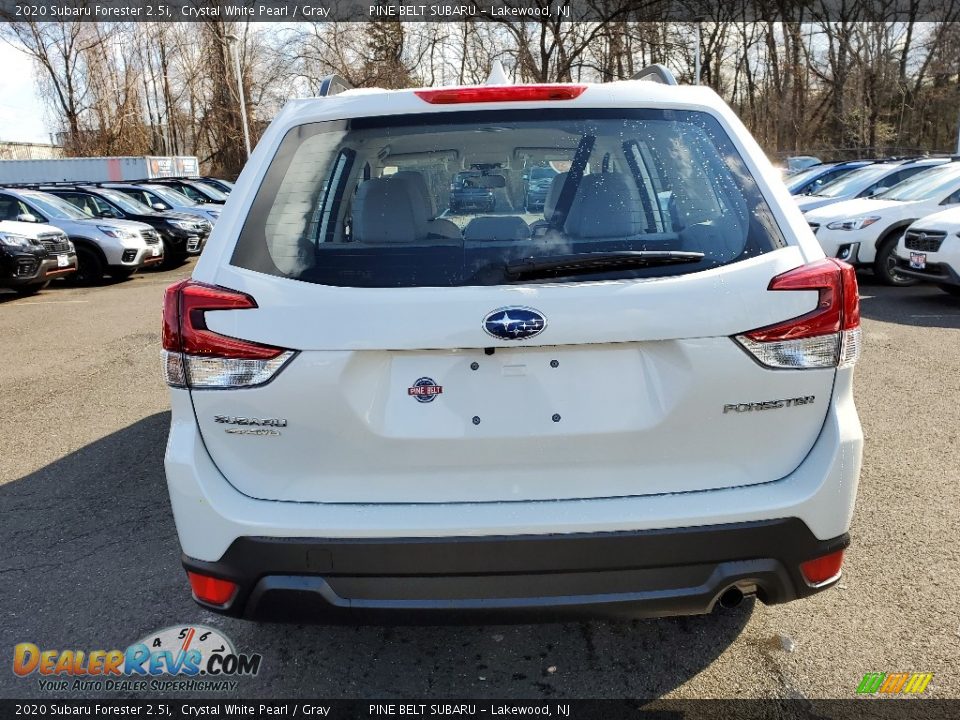 2020 Subaru Forester 2.5i Crystal White Pearl / Gray Photo #5