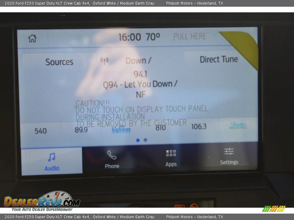 2020 Ford F250 Super Duty XLT Crew Cab 4x4 Oxford White / Medium Earth Gray Photo #15