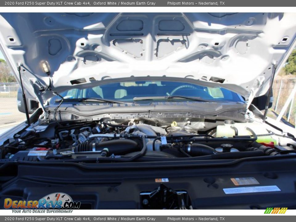 2020 Ford F250 Super Duty XLT Crew Cab 4x4 Oxford White / Medium Earth Gray Photo #23