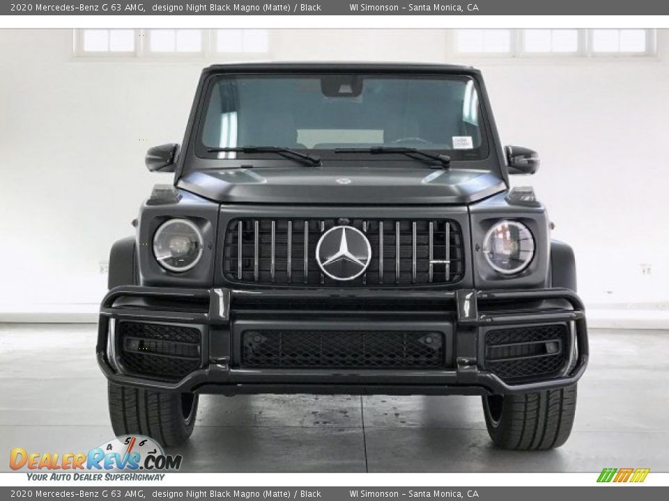 2020 Mercedes-Benz G 63 AMG designo Night Black Magno (Matte) / Black Photo #2