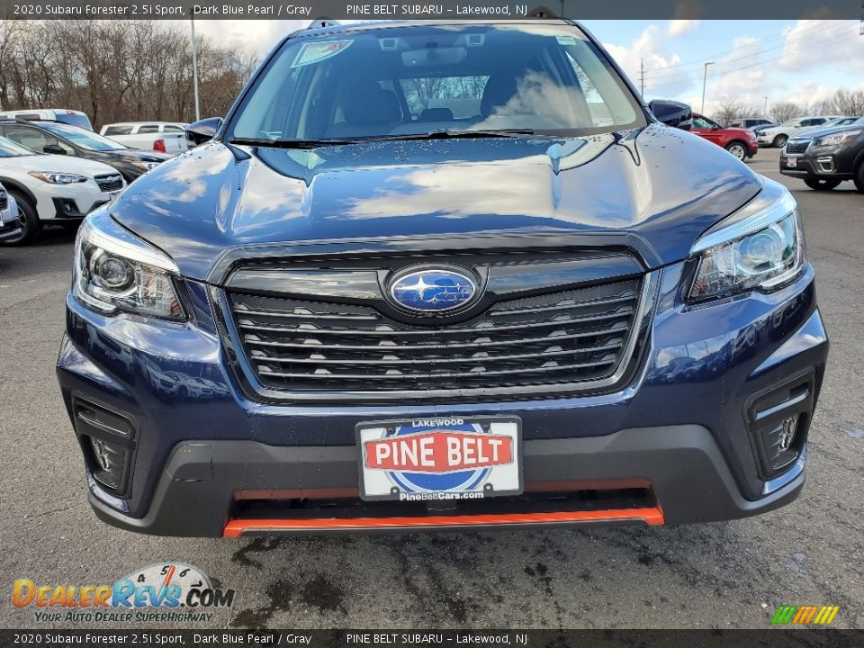 2020 Subaru Forester 2.5i Sport Dark Blue Pearl / Gray Photo #2