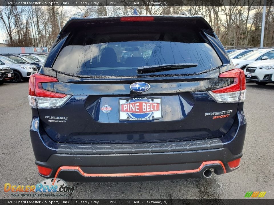 2020 Subaru Forester 2.5i Sport Dark Blue Pearl / Gray Photo #5