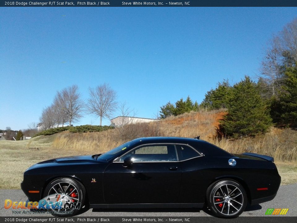 2018 Dodge Challenger R/T Scat Pack Pitch Black / Black Photo #1