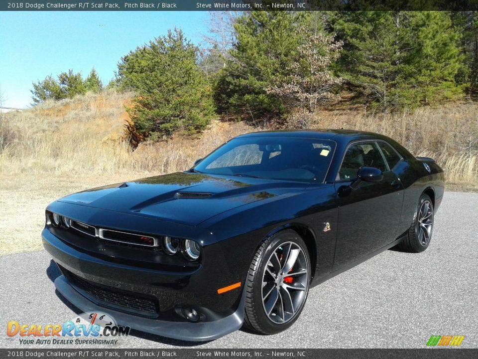 2018 Dodge Challenger R/T Scat Pack Pitch Black / Black Photo #2