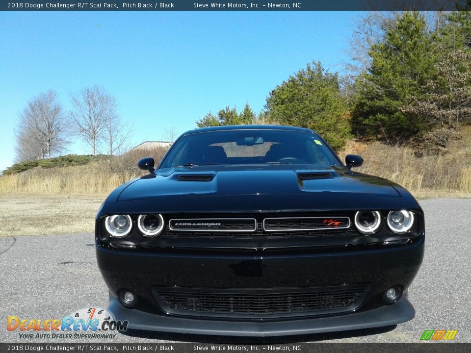 2018 Dodge Challenger R/T Scat Pack Pitch Black / Black Photo #3