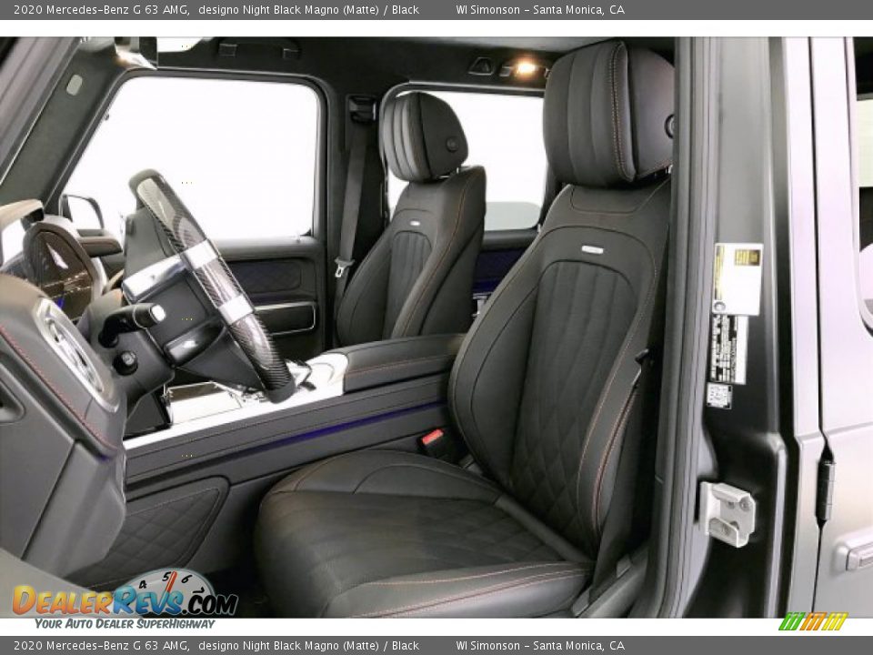 Black Interior - 2020 Mercedes-Benz G 63 AMG Photo #14