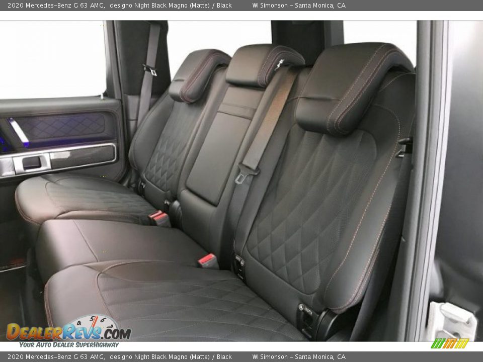 Rear Seat of 2020 Mercedes-Benz G 63 AMG Photo #15