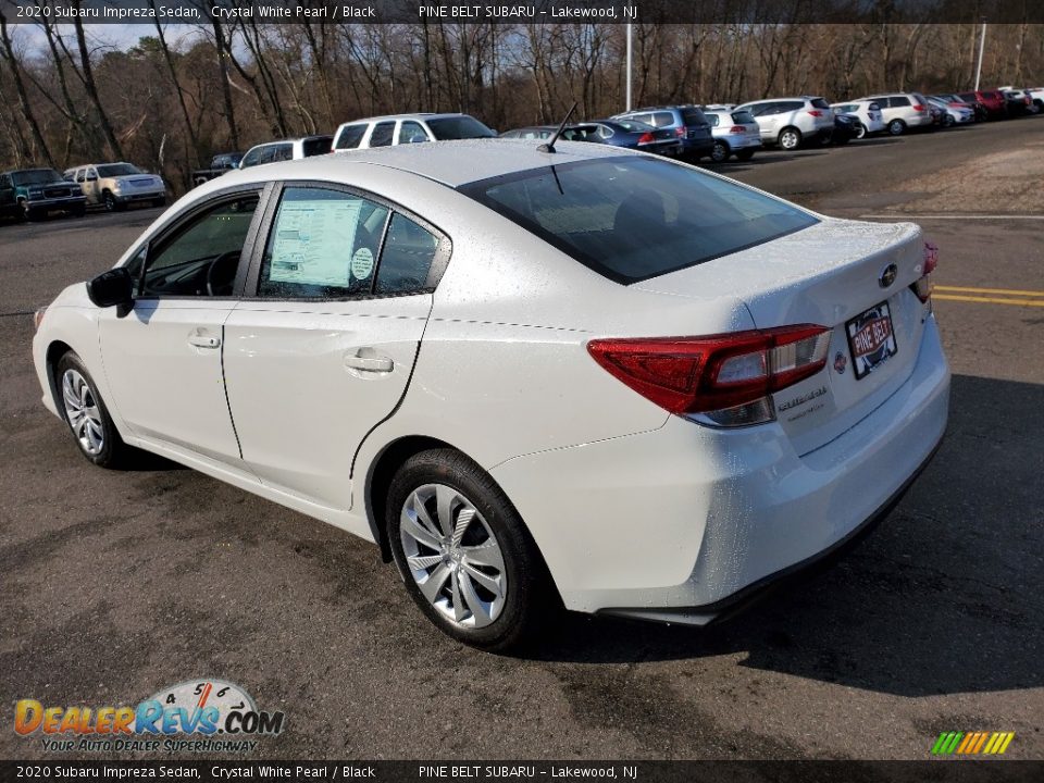 2020 Subaru Impreza Sedan Crystal White Pearl / Black Photo #4