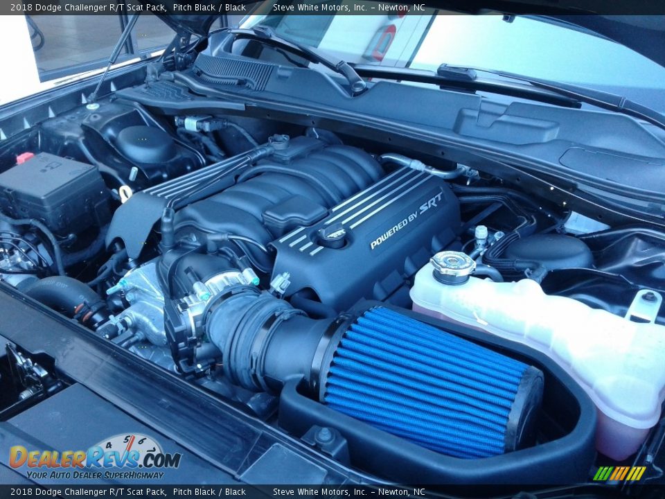 2018 Dodge Challenger R/T Scat Pack Pitch Black / Black Photo #9