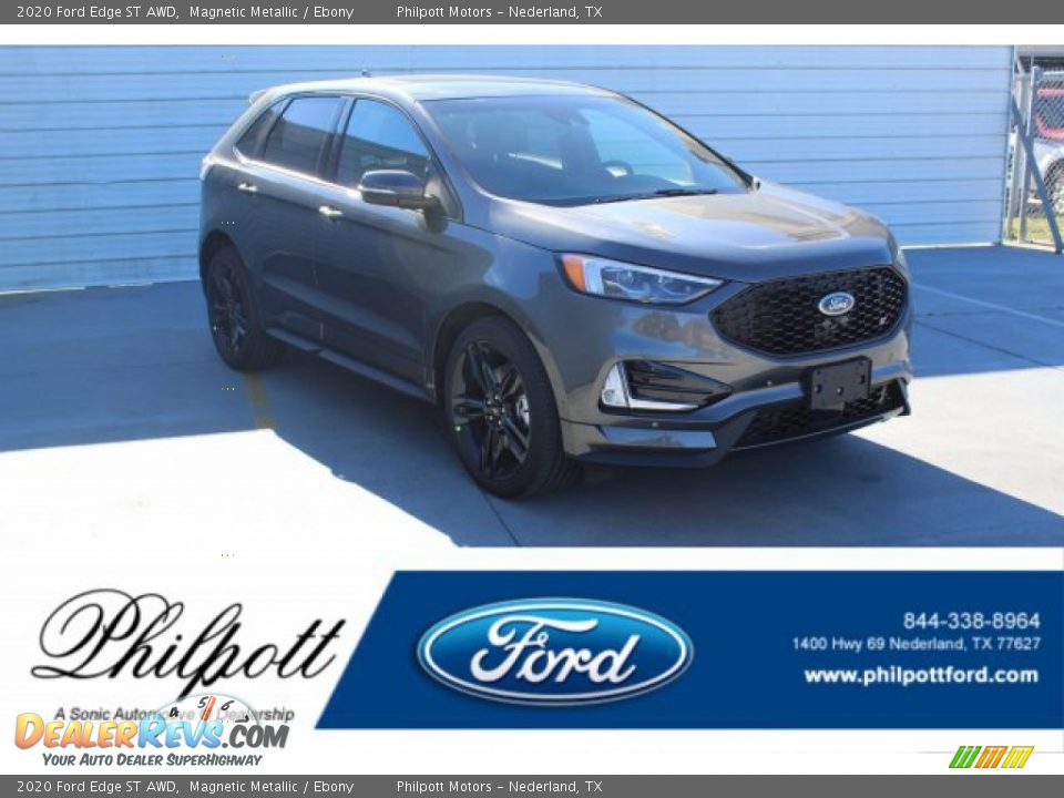 2020 Ford Edge ST AWD Magnetic Metallic / Ebony Photo #1