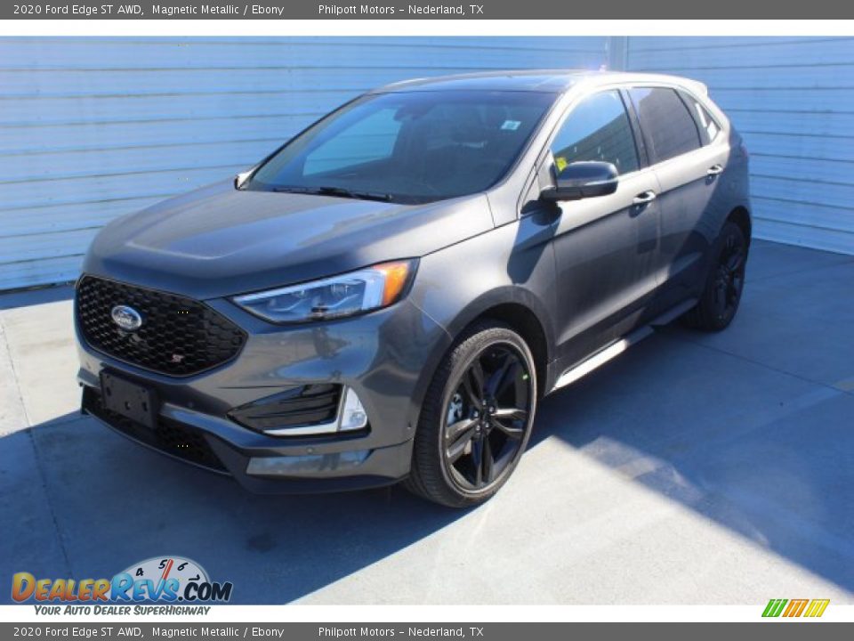 2020 Ford Edge ST AWD Magnetic Metallic / Ebony Photo #4